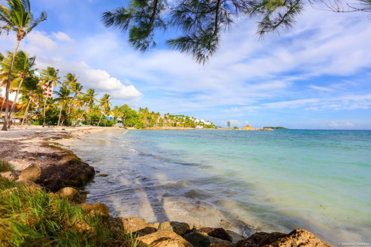 Studio Chic Avec Son Acces Plage Et Sans Coupure D'Eau Le Gosier  Bagian luar foto